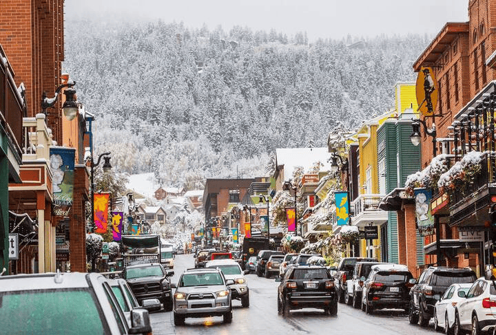 Main street in Heber City, Utah