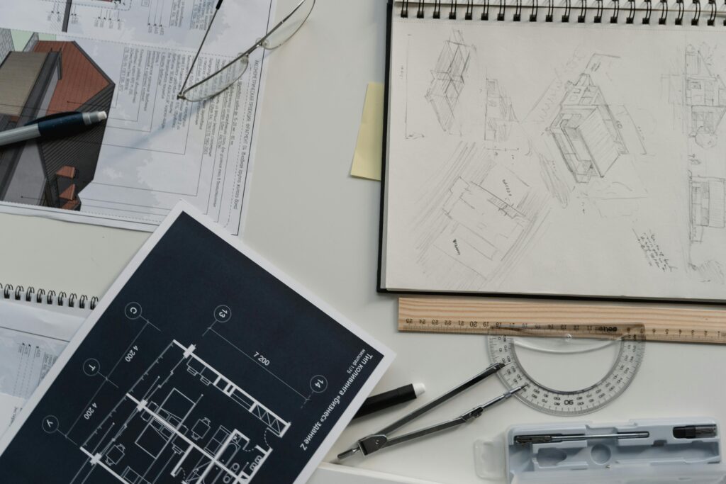 Custom home building blueprints and architectural plans for new construction in Utah