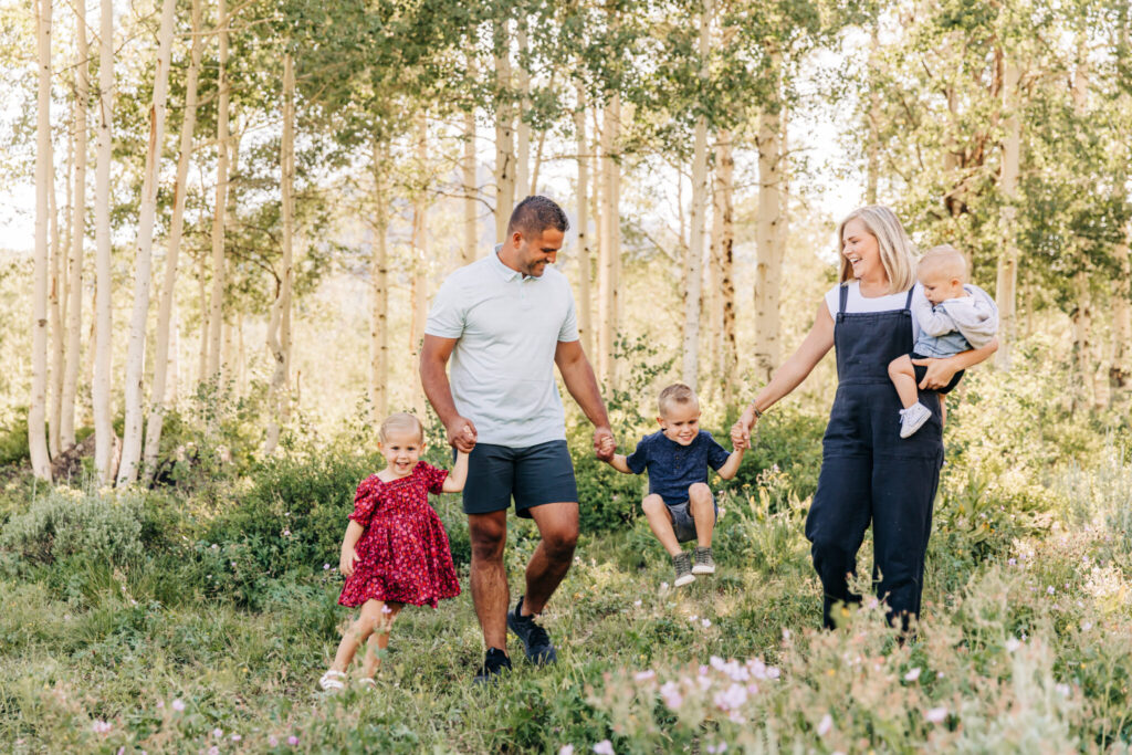 Roots Builders owner and family in Utah representing family-focused custom home building and quality craftsmanship