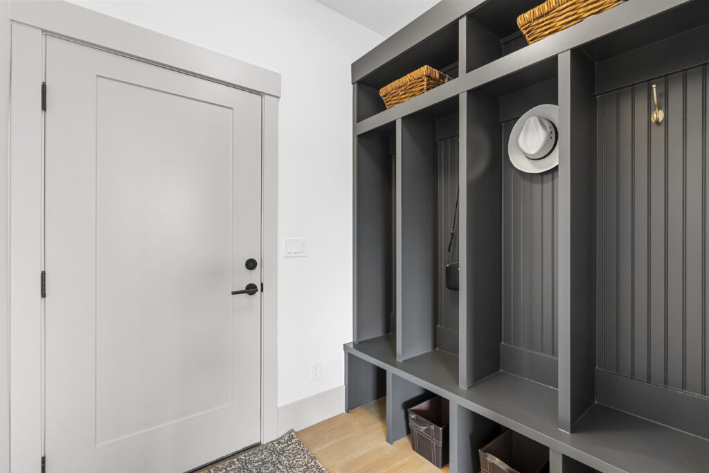 Custom cabinetry for a luxury custom basement.