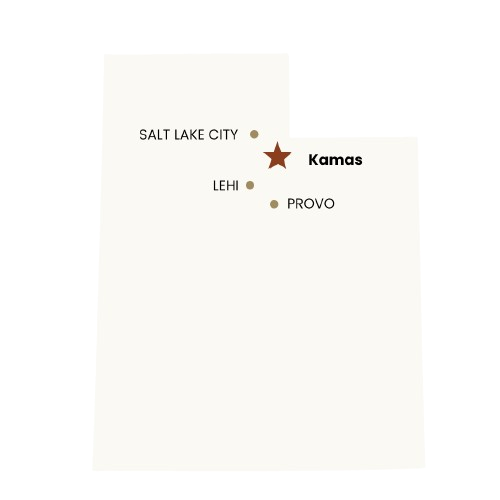 Map of Kamas, Utah
