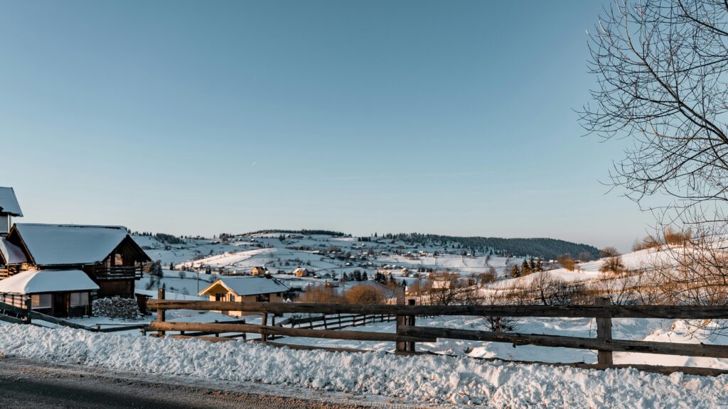 Rustic modern mountain home.
